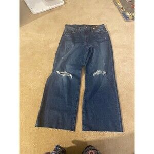 Express wide leg high rise 12S jeans